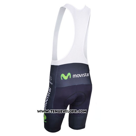 2013 Maillot Ciclismo Movistar Lider Blanc et Rouge Manches Courtes et Cuissard